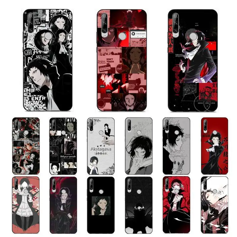 

MaiYaCa Ryunosuke Akutagawa Bungo Stray Dogs Phone Case for Huawei Y 6 9 7 5 8s prime 2019 2018 enjoy 7 plus