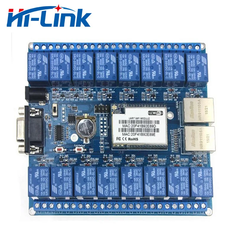 

WiFi relay module with p2p function ,16 channel relay with free android,PC software