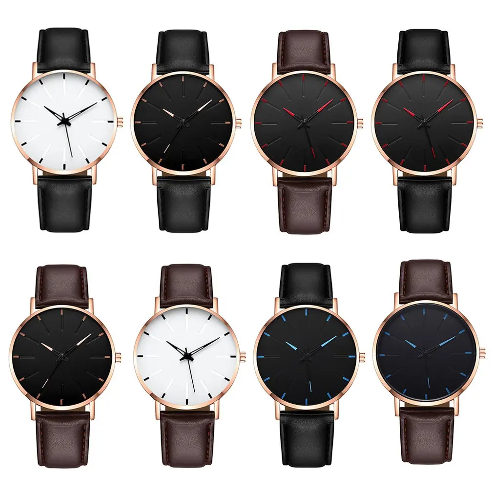 

Women Watch Ultra-thin Elegant temperament design Exquisite Casual Quartz Leather Strap Watch Analog Wrist Watch Bracelet