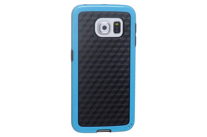 Honey new arrival cuboid solid box design style Case For Samsung GALAXY S6 Edge G9250 protector Back Cover 6 colors |