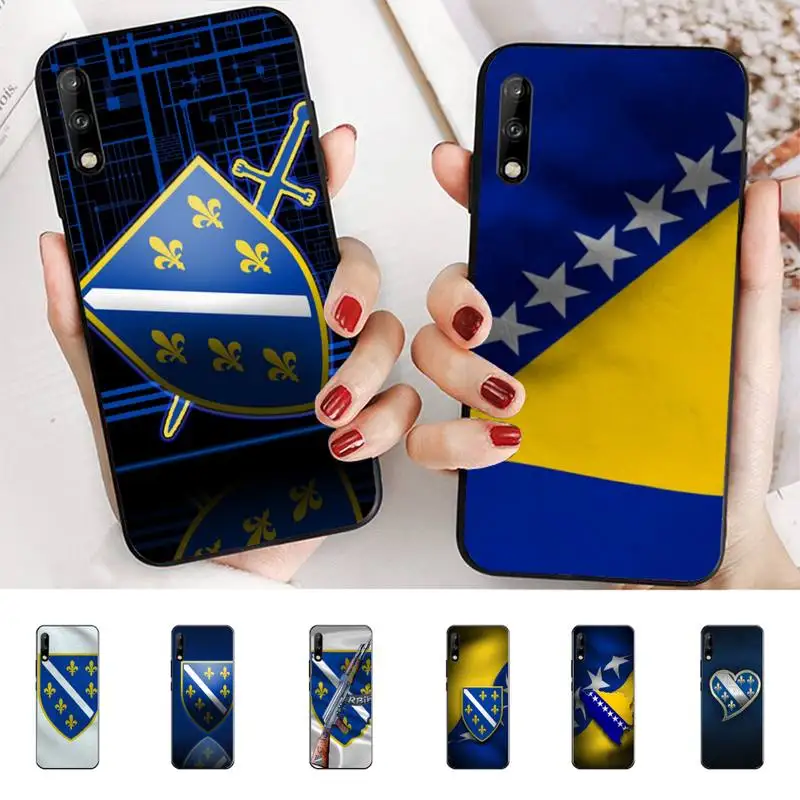 

Bosnia and Herzegovina flag Phone Case for redmi note10 9 8 pro 6A 4X 7 7A 8A smart 5Plus 4 5 7 8T cover coque