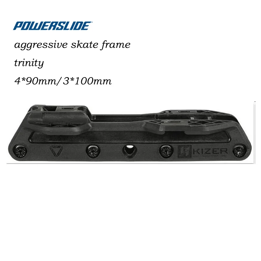 100% оригинальные роликовые коньки Powerslide Trinity оправы 4*76 4*80 3*90 3*100 3*110 3*125 мм с умными
