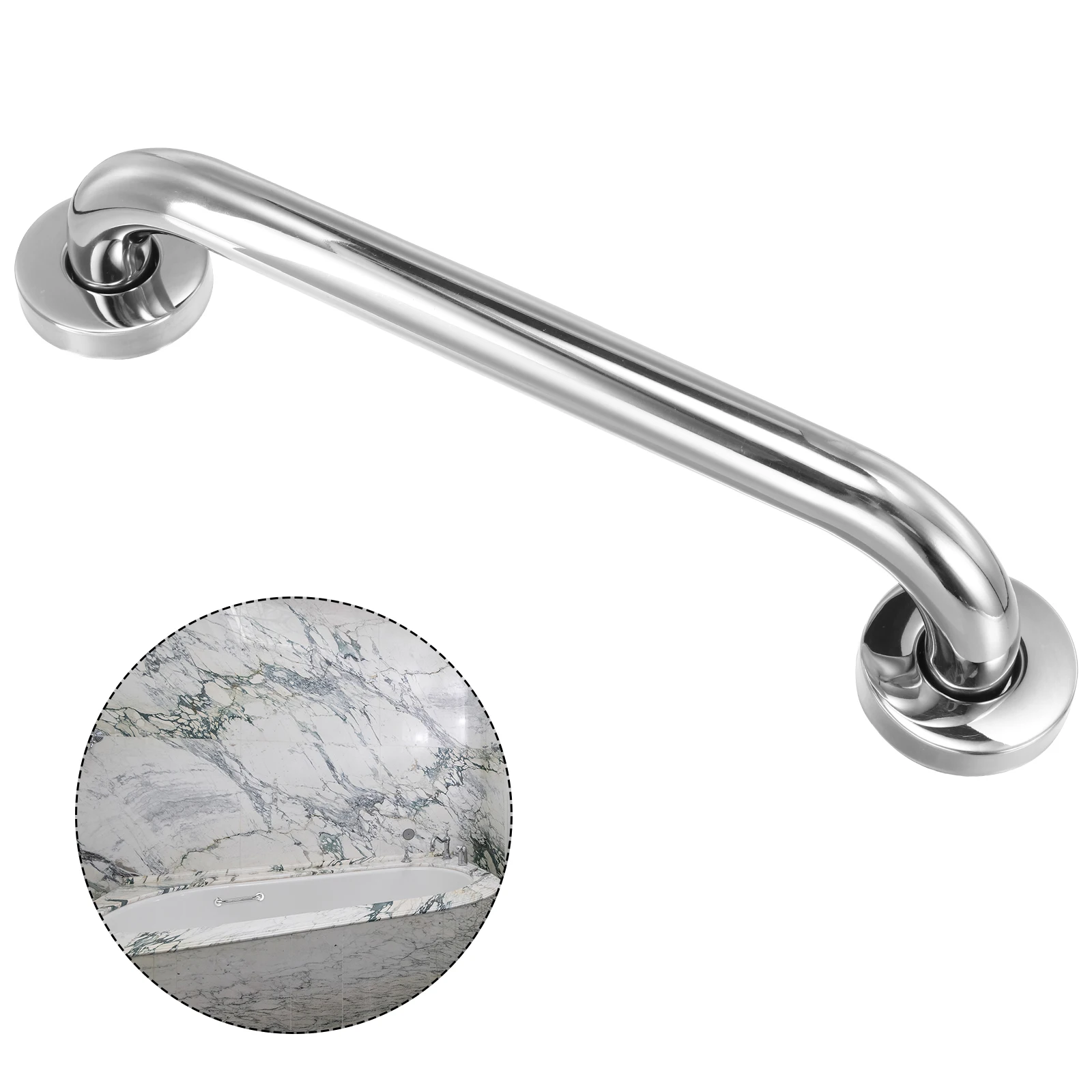 

Bathroom Grip Safe Shower Tub Grab Antiskid Shower Tub Grab Bar Sturdy Stainless Bathroom Handle Bathroom Handrail