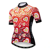 2021 cycling jersey women bike jerseys mtb mountain road tops ropa maillot ciclismo racing bicycle shirts cycle top girls heart