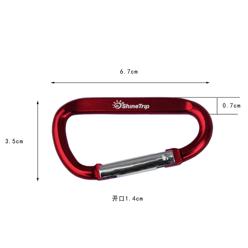 Бум Рыбалка CC1 6 шт. алюминиевый сплав Карабин брелок для кемпинга на открытом