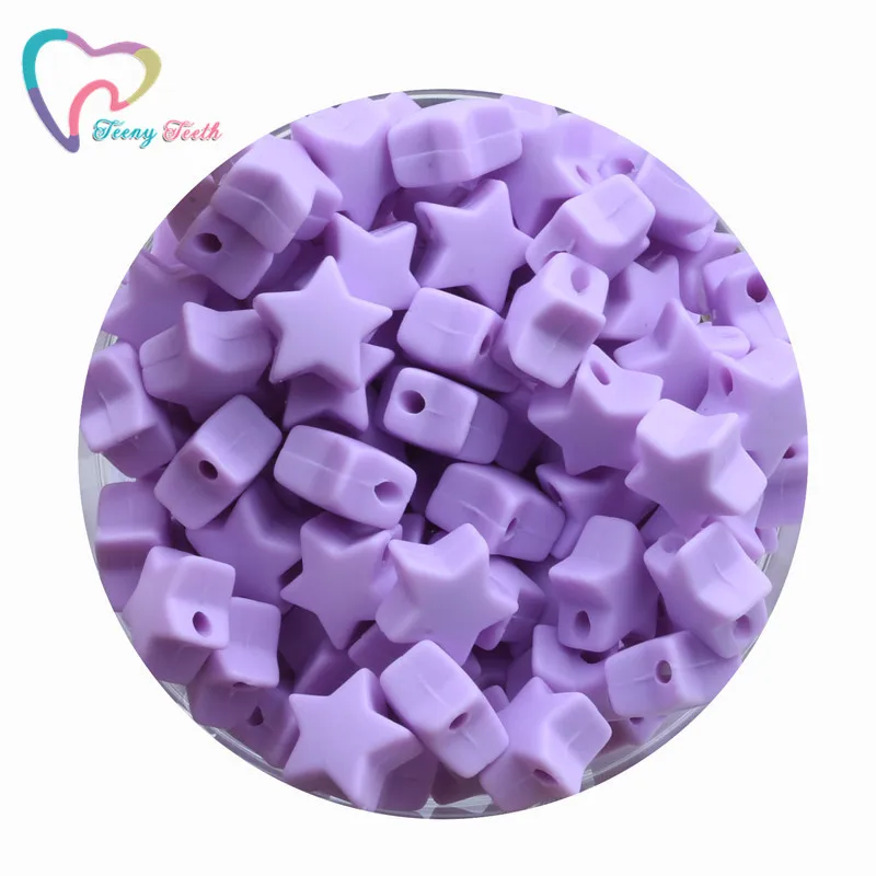 20 шт. силиконовые мини бусины в виде звезд|Бусины| |