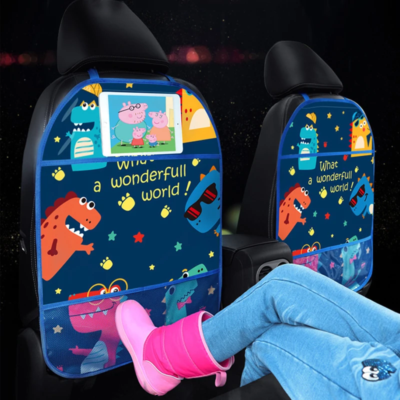 Мультипликационный стиль пластиковый лист/доска Органайзер на спинку сиденья