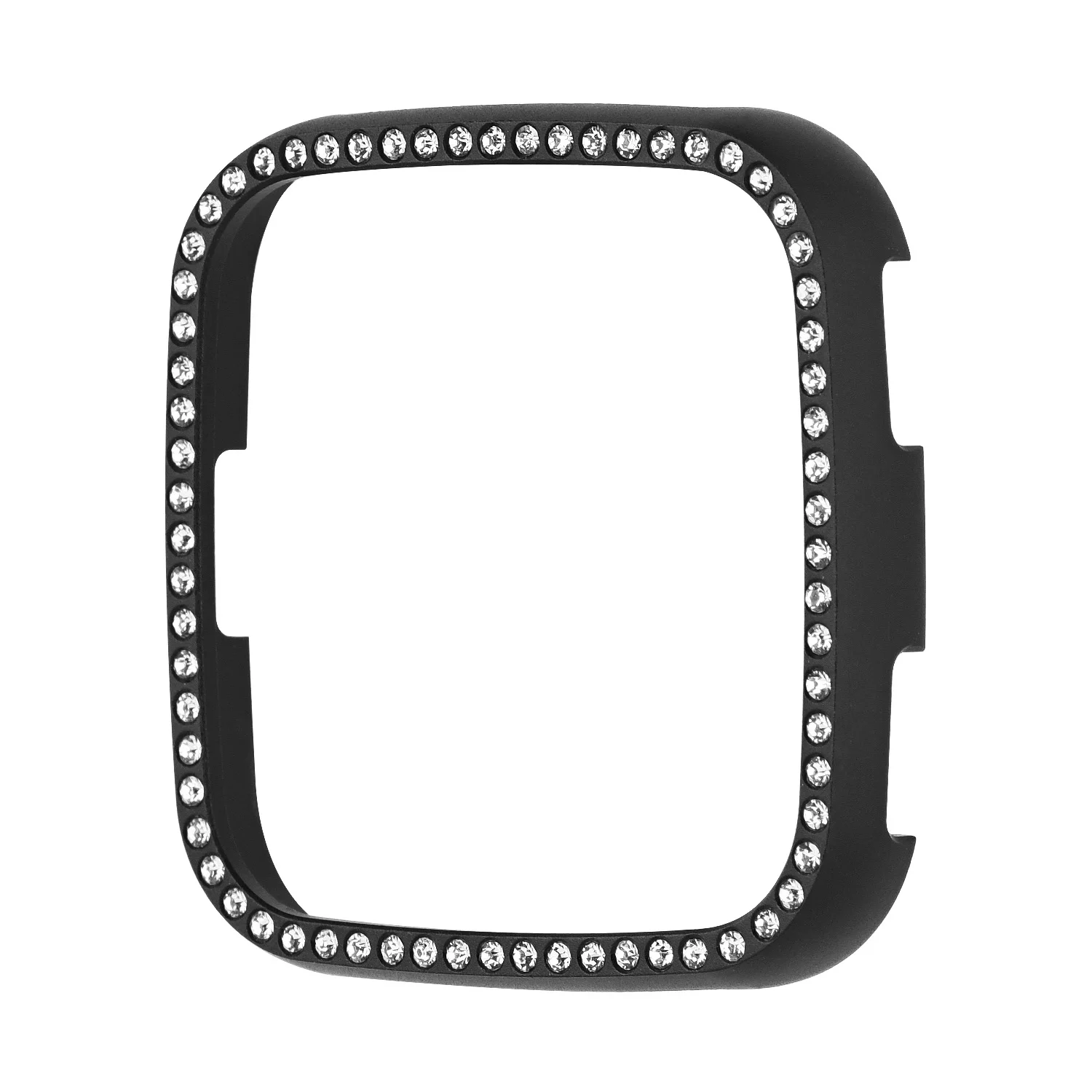 

Diamond Aluminum alloy Frame bumper versa cover protective shell for fitbit versa band case
