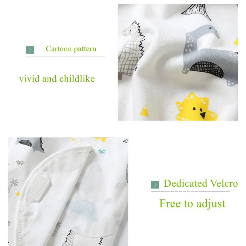 Newborn Swaddl Babi Wrap Blankets Cotton Sleep Bag Quilt Baby Windproof Sleepsack Anti-shock Four Seasons