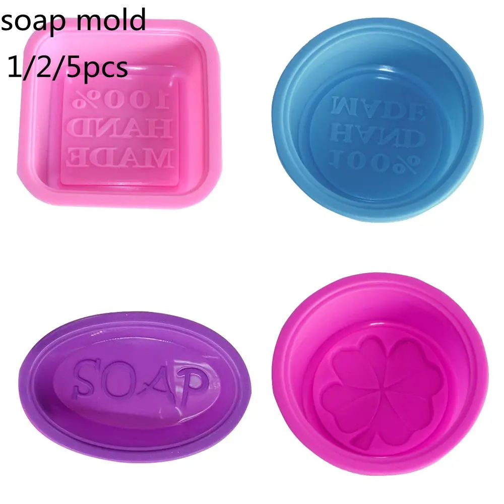 1/2/5pcs Hand Made Round DIY Silicone Mold Soap Form Mould Fondant Cake Decorating Tools Home Kitchen Supplies | Дом и сад