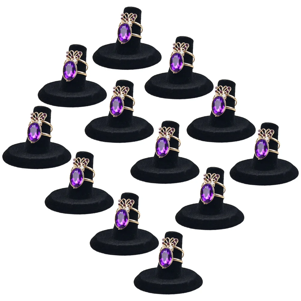 Бархатная подставка для кольца на палец органайзер ювелирных изделий Женский