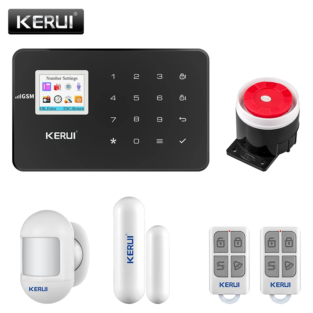 Охранная сигнализация KERUI G18 комплект противоугонной сигнализации для дома