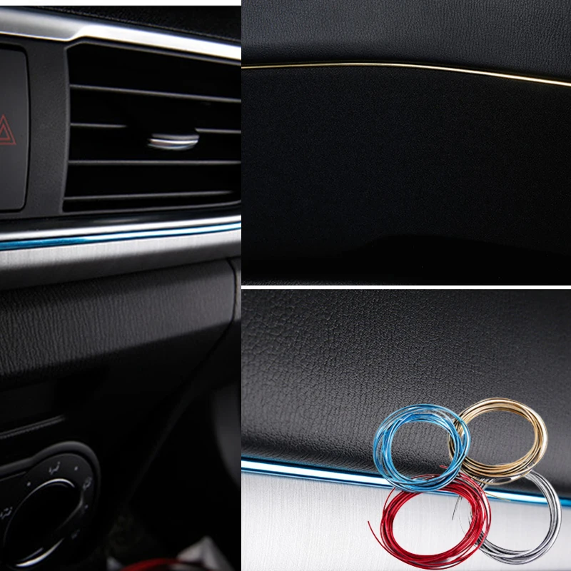 Автомобильные аксессуары 5 м светлая обшивка украшение автомобиля внутренняя