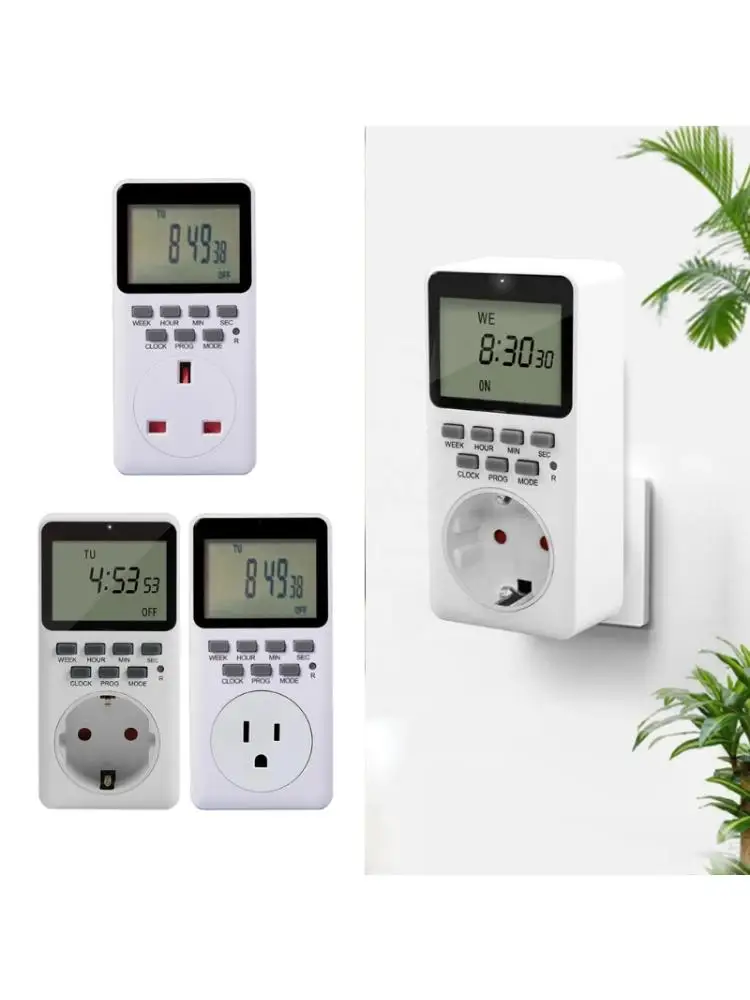 

Outlet Timer, Digital Programmable TimerHeavy Duty Smart Indoor Timer