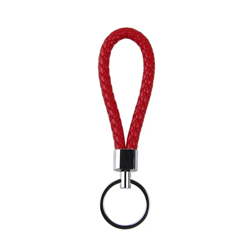Оптовая цена плетеная веревка из искусственной кожи брелок сделай сам подвеска