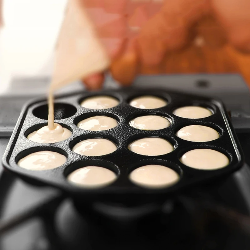 Противень для гриля Takoyaki с 14 отверстиями антипригарный противень выпечки