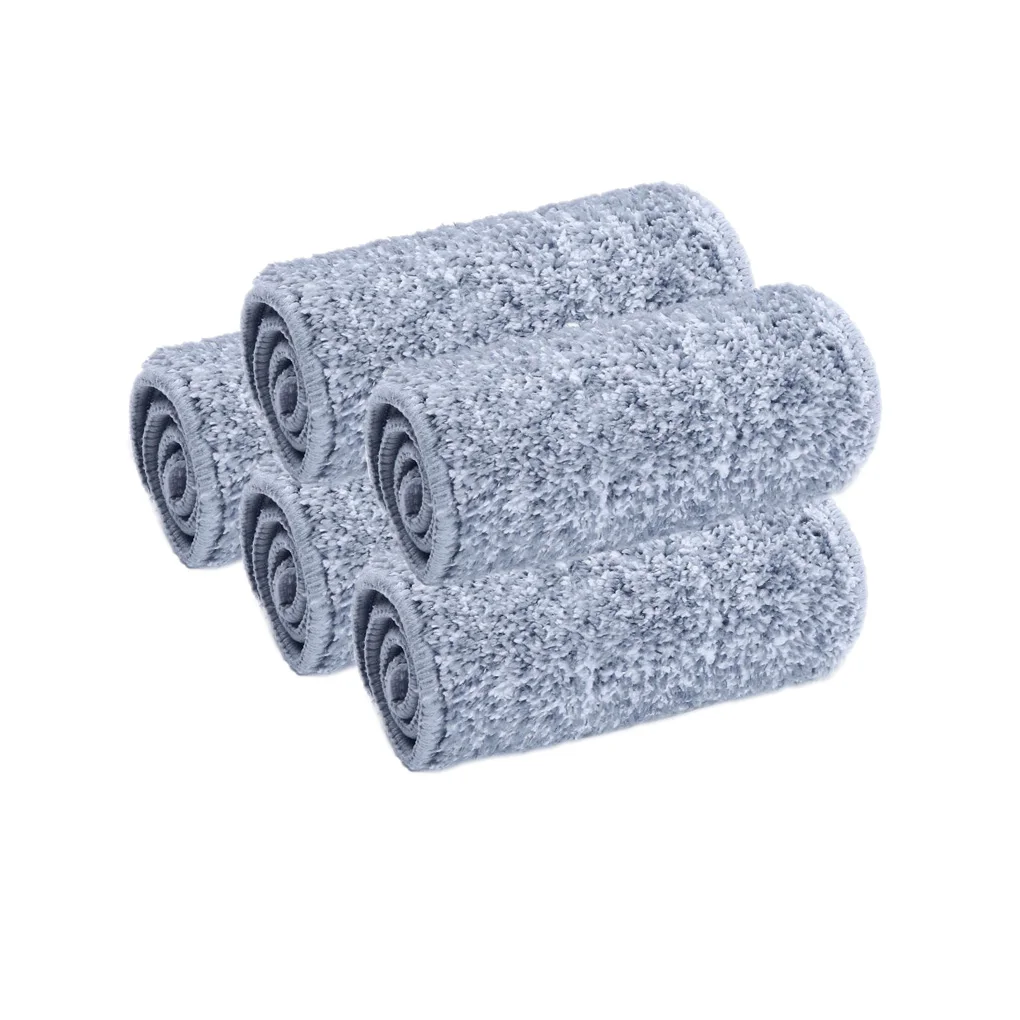 

5Pcs Mop Cloth Mats Household Cleaning Tools Replacement Microfiber Mop Cloth Practical Household Cleaning Reusable Pad Tools