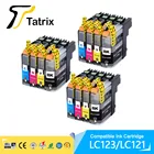 12PK для Brother LC123 картридж совместимый для MFC-J4510DW MFC-J4610DW картридж с чернилами для принтера LC121 MFC-J4410DW MFC-J4710DW