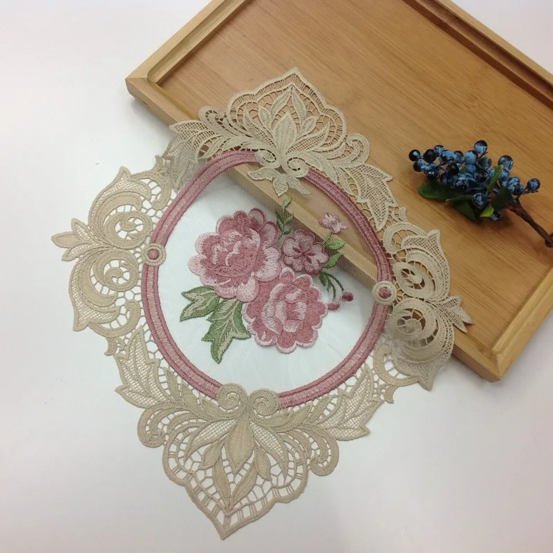 Коврик для вазы сидит настольный флаг коврики декоративные подушки круглые