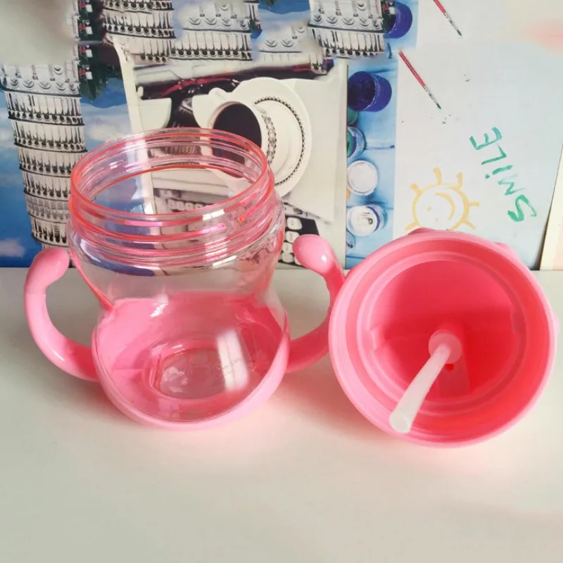 Бутылочка для питьевой воды с ручками и ремешком 350 мл|Чашки| |