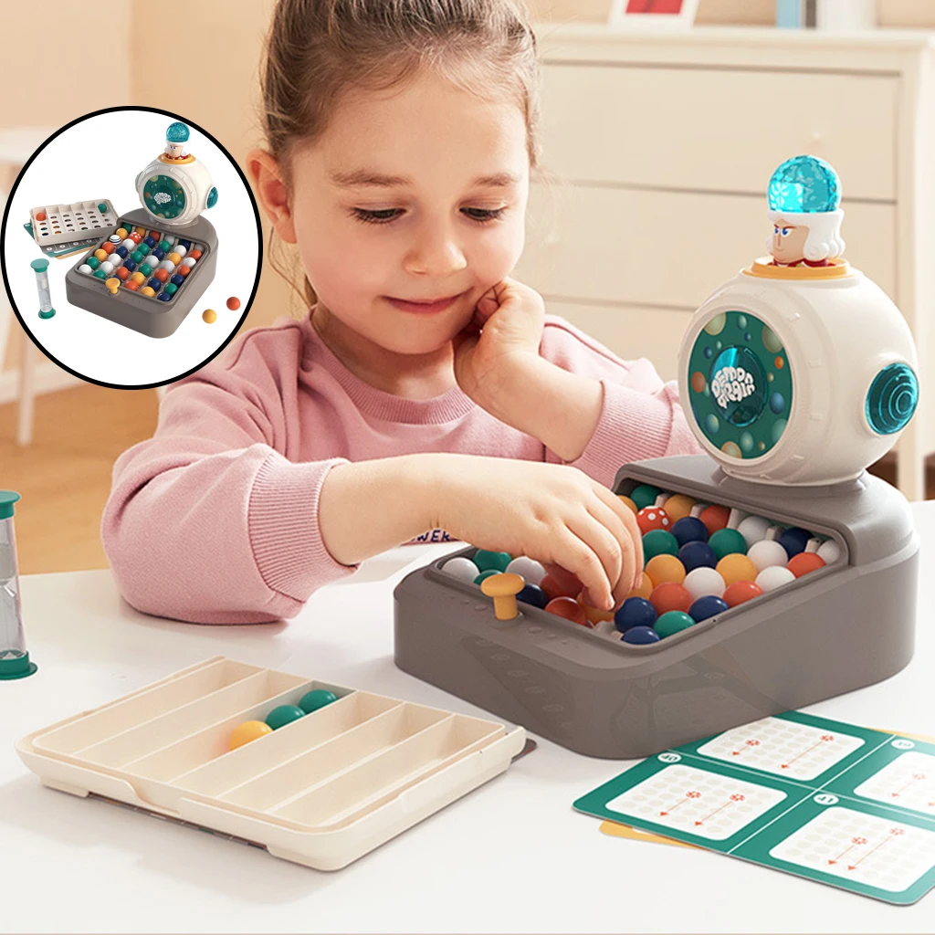 

Rainbow Ball Elimination Game Toys Multifunctional Kids Early Learning Preschool Interaction Matching Color Cognitive Skills