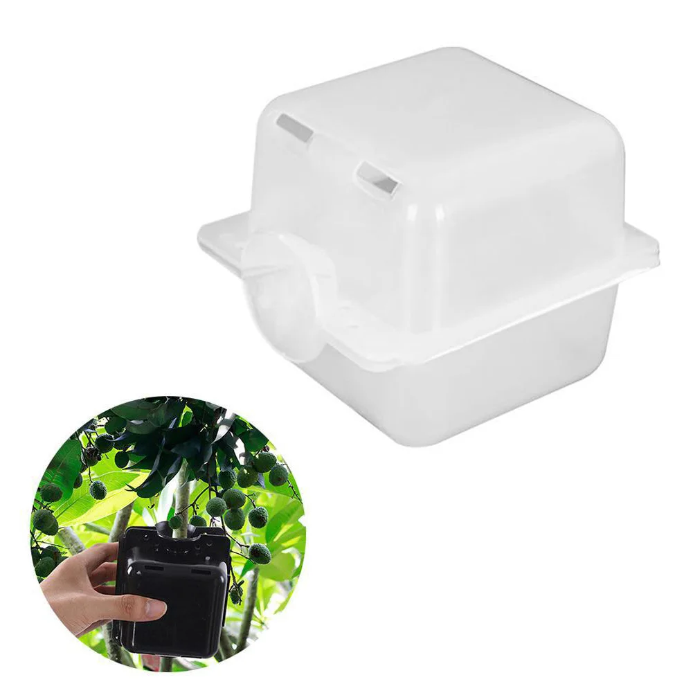 

5pcs Plant Propagation Rooting Device Reusable High Pressure Propagation Ball Air-Layering Pod High Pressure Grafting Box