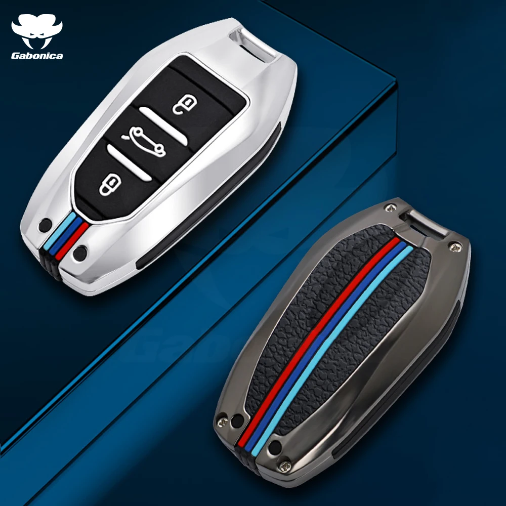 

Умный чехол из цинкового сплава для Peugeot 508 301 2008 3008 4008 407 Citroen C5 C6 C4L CACTUS C3XR Keychain