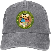 fashion soft 3rd armored division desert hat gift dad hat trucker hat cowboy hat