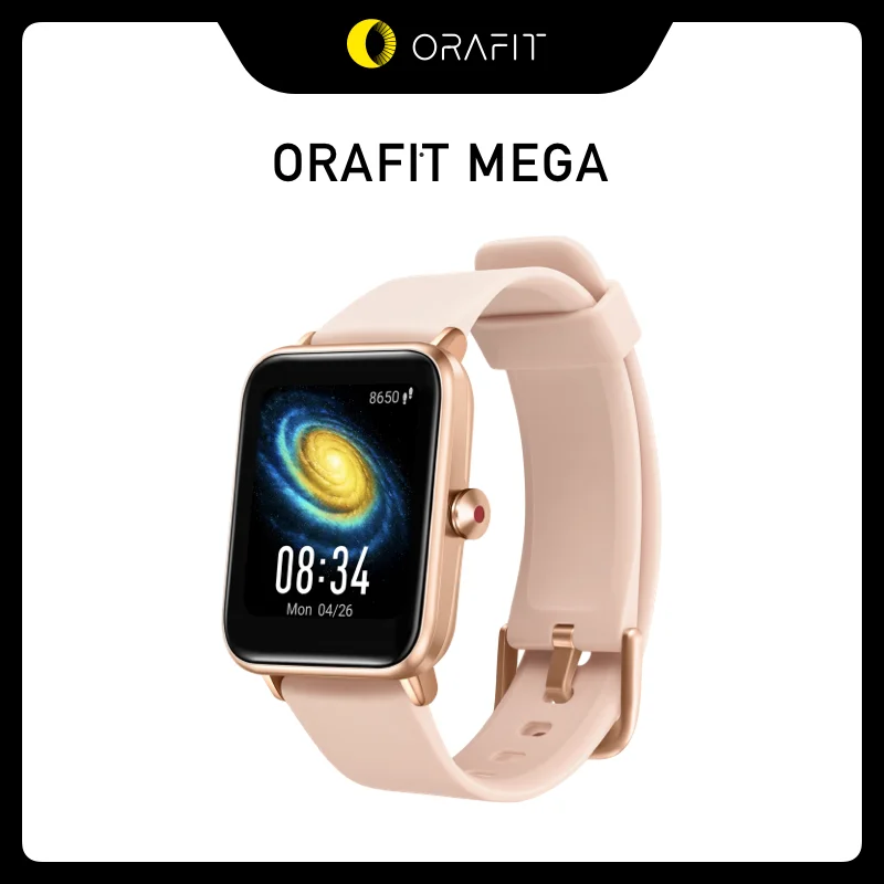 

NEW 2021 GLobal Version Original Orafit Mega Smartwatch 5ATM Sport Tracking Smart Watch For Amazfit Bip U Android MI iOS Phone