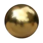 Шар из нержавеющей стали 201, сферическое зеркало, титановый золотой полый шар, украшения для дома и сада, орнамент 32 мм  100 мм