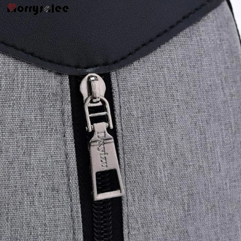 Unisex Anti-Theft Male USB Chest Bag Men Hidden Shoulder Messenger Bags Casual Retro Crossbody Bag Canvas Motorcycle Sling Bags