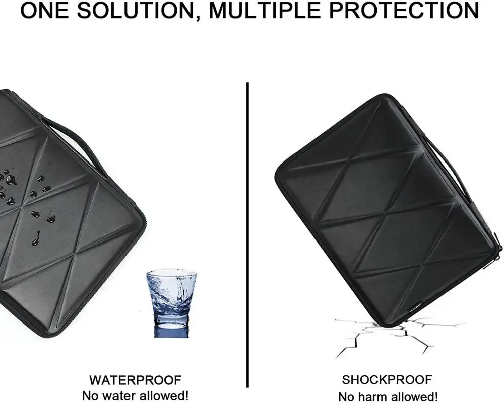 Ударопрочный защитный чехол для ноутбука водонепроницаемая сумка 10 13 14 15 6 дюймов