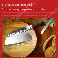 kitchen knife damascus laser pattern chinese chef knife forged stainless steel longquan knife ultra sharp