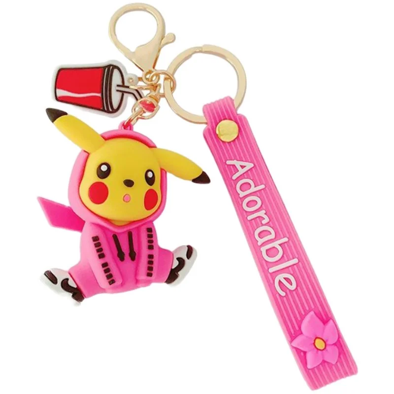 

Cartoon doll pendant key chain cute schoolbag pendant doll lovers creative car key chain