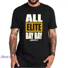 Футболка All Elite Bay Adam Cole-футболка, профессиональная хипстерская футболка в американском стиле, новинка, мягкие удобные повседневные хлопковые рубашки