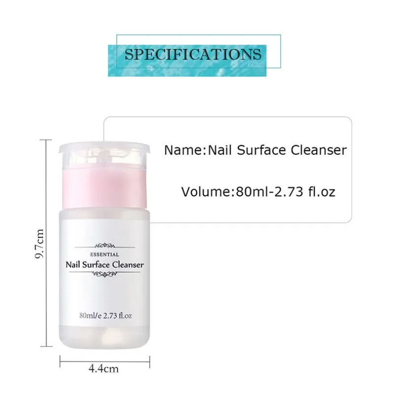 Очищающее средство Плюс жидкая поверхность липкий слой остатки УФ-Гель-лак для