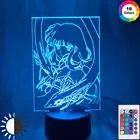 3D аниме Inuyasha Kikyo фигурка девочка светодиодный ночник для спальни Декор ночник крутой подарок на день рождения для ребенка Детская спальня ночник