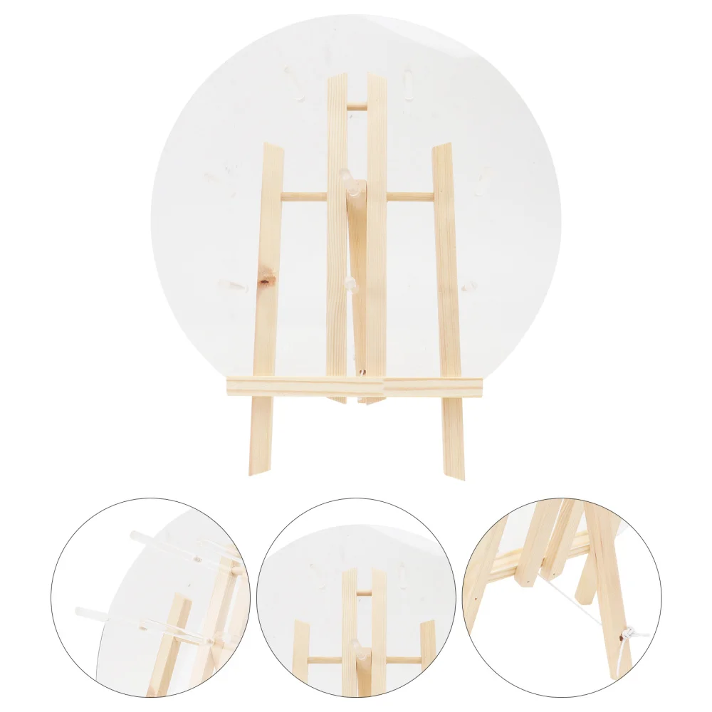 

1Pc Doughnut Display Stand Wood Doughnuts Holder Wooden Dessert Holder