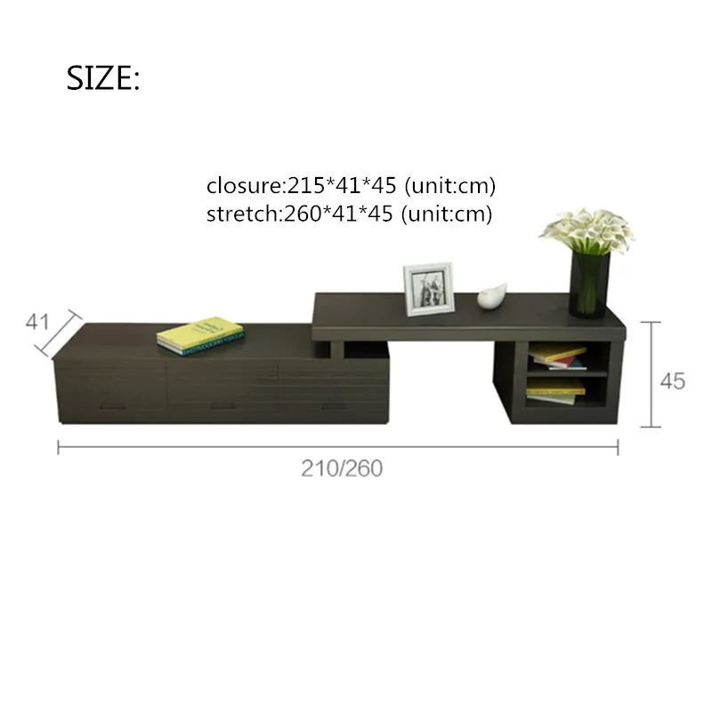 Набор для гостиной muebles de sala современный деревянный шкаф телевизора мебель дома