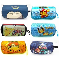 pokemon pencil case pikachu large capacity pencil case elementary school student learning stationery box prize birthday gift