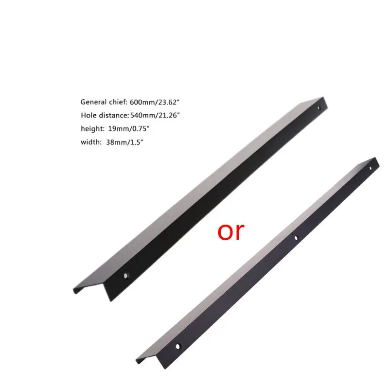 

Aluminum Alloy Door Pull Kitchen Cabinet Cupboard Knob Wardrobe Handle Hardware D5BD