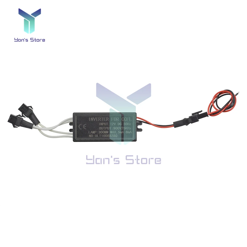 NEW DC 12V to 900V 50HZ CCFL Inverter Male Connection For Angel Eyes E46 E39 E53 Driver Projector Lens Light Ballast Box - купить по