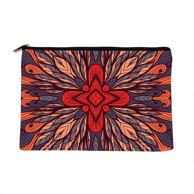 

Women Hand drawn floral Printed Make up bag Fashion Women Cosmetics Organizer Bag for Travel Colorful Storage Bag for Lady Bag