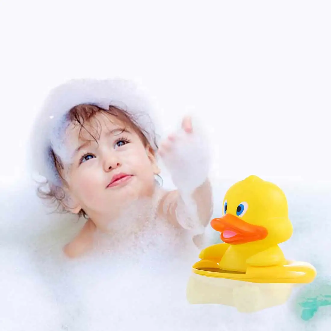Милый в форме утки Высокое качество термометр Детская Ванночка Температура воды