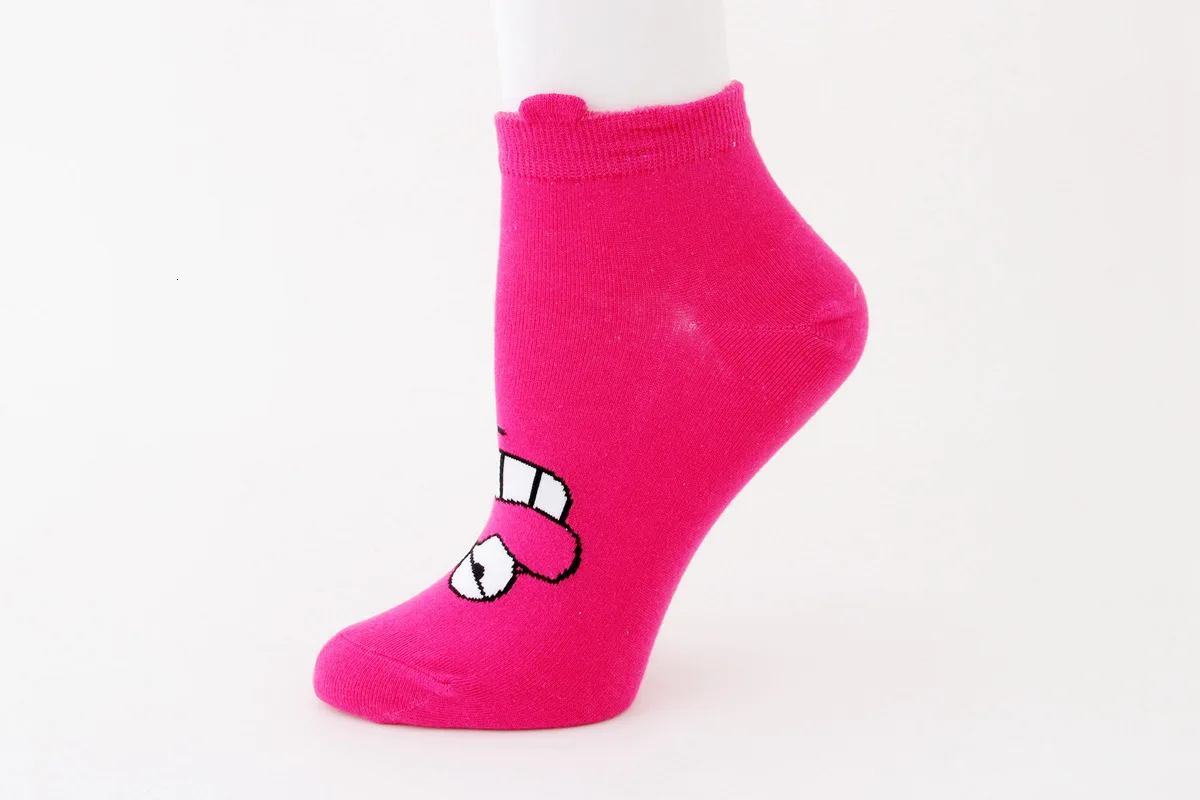 Новинка, милые носки с 3D принтом собаки поросенка, забавные носки, унисекс, Sox Crayon Shin Chan Femmes, мужские короткие носки, цветные дышащие