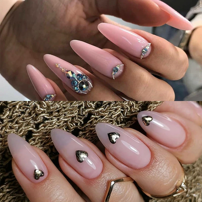 Прозрачный белый акриловый гель LEMOOC для ногтей ic-гель быстрого наращивания