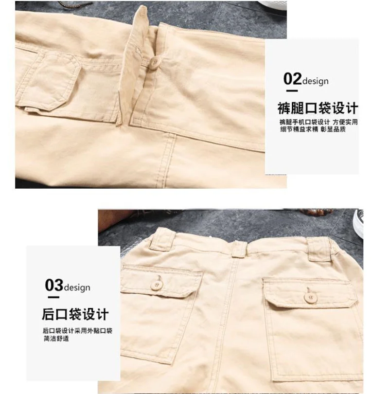 

Men Cargo Pants Outwear Multi Pockets Military Tactical Overalls Work Straight Baggy Cotton Trousers Army Autumn plus 5xl Pants