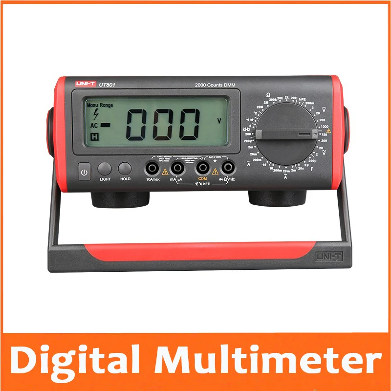 Ручной диапазон настольный цифровой мультиметр Сопротивление Частота