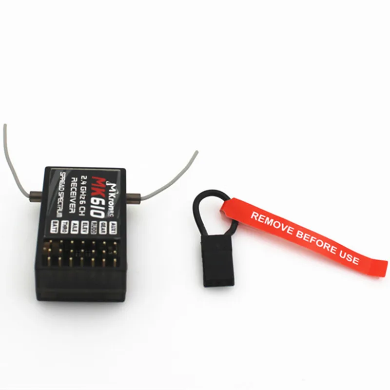 Радиоприемник MKron 2 4 ГГц 6CH DSM2 MK610 rc приемник совместимый с AR6100 для DX6i DX7 DX8 DX9|rc