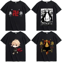 ladies t shirt 2021 summer anime tokyo avengers print ins casual loose short sleeved oversized mens and womens shirt xs xxxl